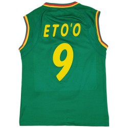 ETO\'O 9 Retro Cameroon Home Jersey 2002