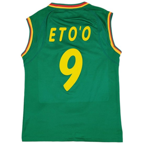 ETO\'O 9 Retro Cameroon Home Jersey 2002