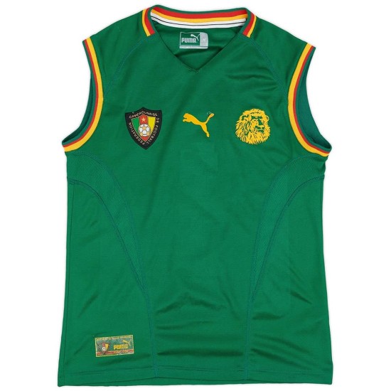 ETO\'O 9 Retro Cameroon Home Jersey 2002