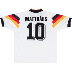 MATTHÄUS 10 Retro Germany Home Jersey 1992
