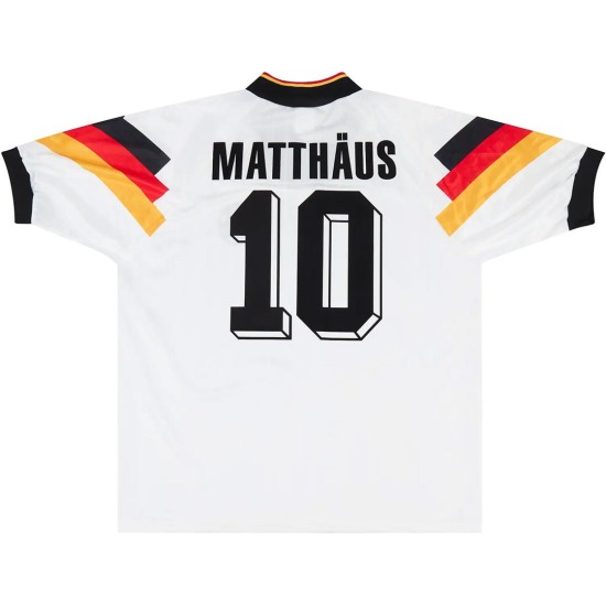 MATTHÄUS 10 Retro Germany Home Jersey 1992