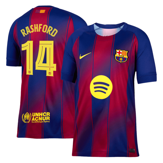 RASHFORD 14 Barcelona Home Jersey 2025/26 - UCL