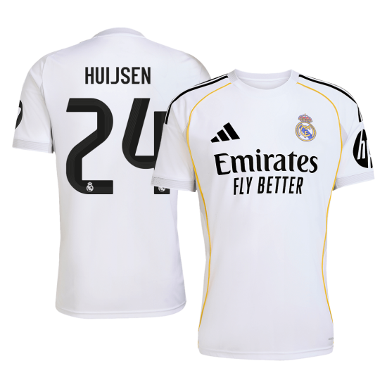 HUIJSEN 24 Real Madrid Home Jersey 2025/26