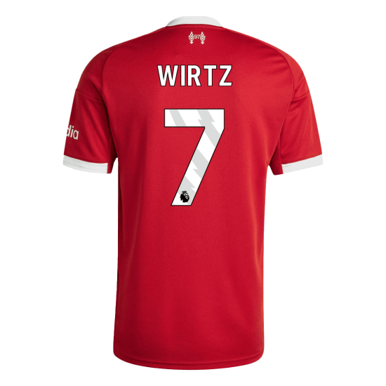 WIRTZ 7 Liverpool Home Jersey 2025/26