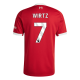 WIRTZ 7 Liverpool Home Jersey 2025/26