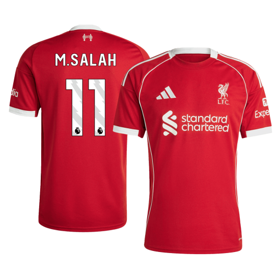 M.SALAH 11 Liverpool Home Jersey 2025/26
