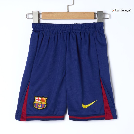 Kids Barcelona Home Jersey Full Kit 2025/26