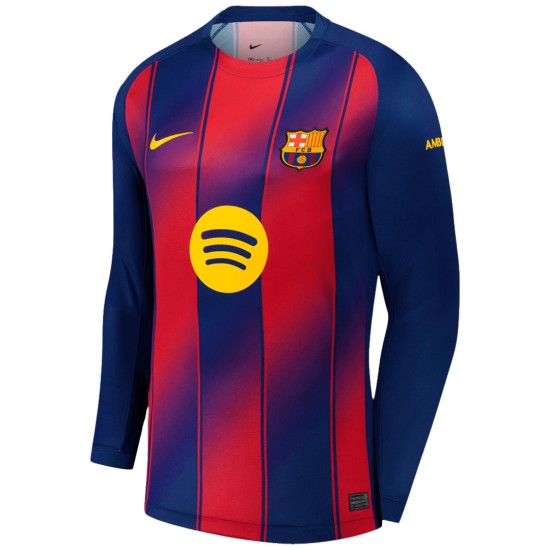 Barcelona Home Long Sleeve Jersey 2025/26