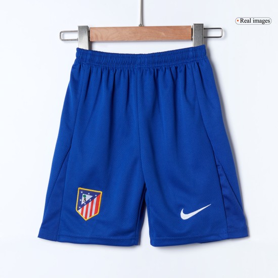 Kids Atletico Madrid Home Jersey Full Kit 2025/26