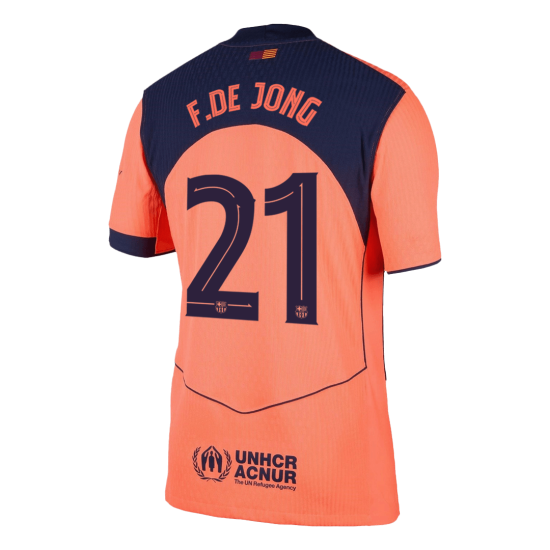 F.DE JONG 21 Barcelona Third Match Jersey Player Version 2025/26 - UCL