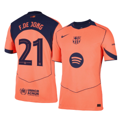 F.DE JONG 21 Barcelona Third Match Jersey Player Version 2025/26 - UCL