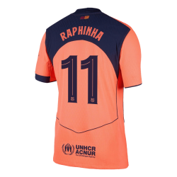 RAPHINHA 11 Barcelona Third Match Jersey Player Version 2025/26 - UCL