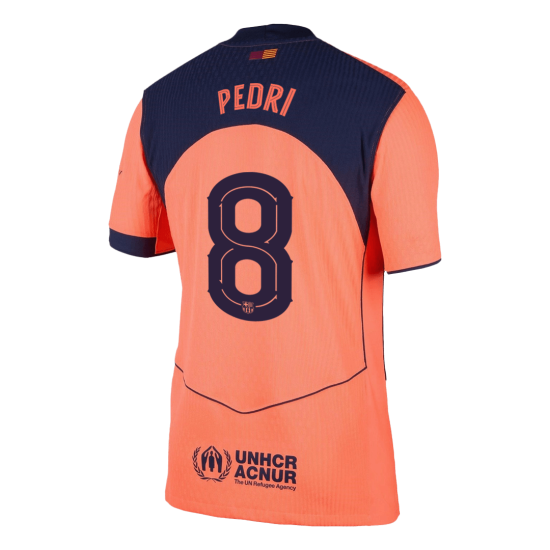 PEDRI 8 Barcelona Third Match Jersey Player Version 2025/26 - UCL