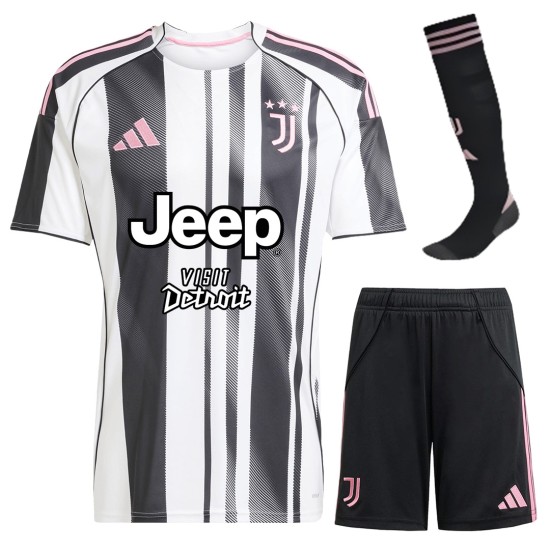 Juventus Home Jersey Full Kit 2025/26