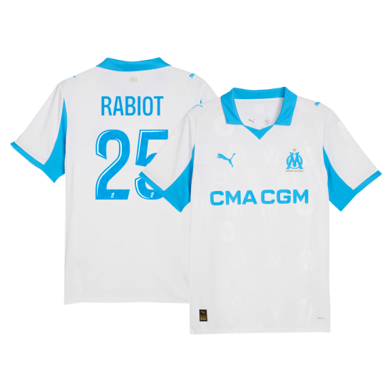 RABIOT 25 Marseille Home Jersey 2025/26