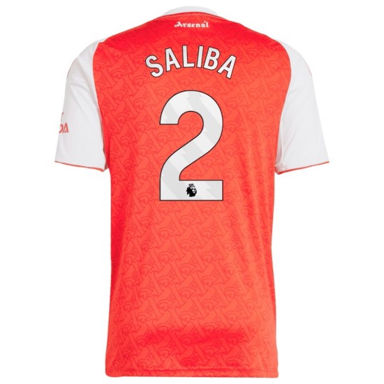 SALIBA 2 Arsenal Home Jersey 2025/26 - [Super Replica]