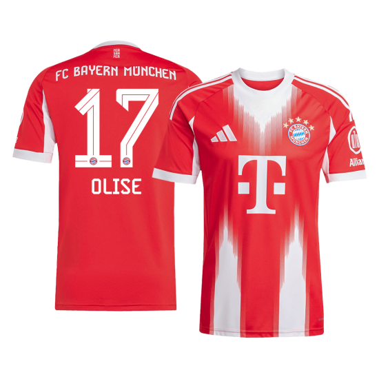 OLISE 17 Bayern Munich Home Jersey 2025/26 - [Super Replica]