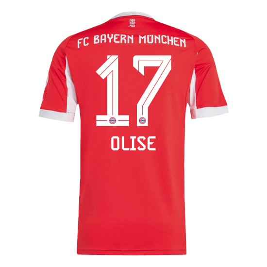 OLISE 17 Bayern Munich Home Jersey 2025/26 - [Super Replica]