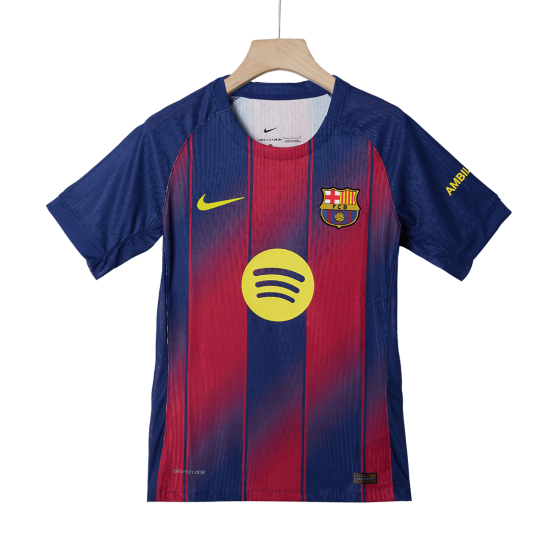 LAMINE YAMAL 10 Barcelona Home Match Jersey Player Version 2025/26 - Kopa Trophy Edition