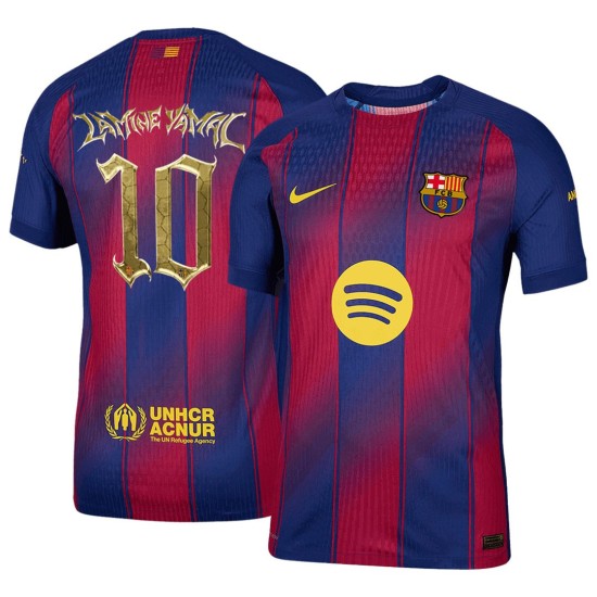 LAMINE YAMAL 10 Barcelona Home Match Jersey Player Version 2025/26 - Kopa Trophy Edition