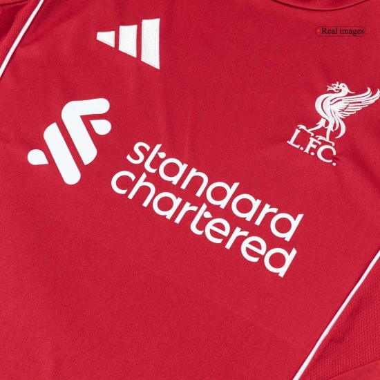 SZOBOSZLAI 8 Liverpool Home Jersey 2025/26