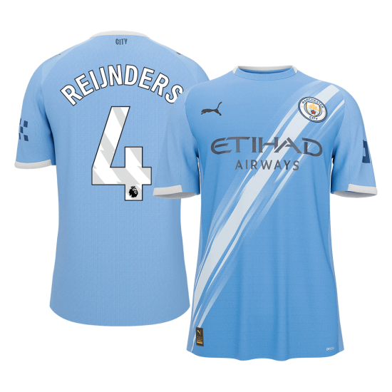 REIJNDERS 4 Manchester City Home Jersey 2025/26 - [Super Replica]