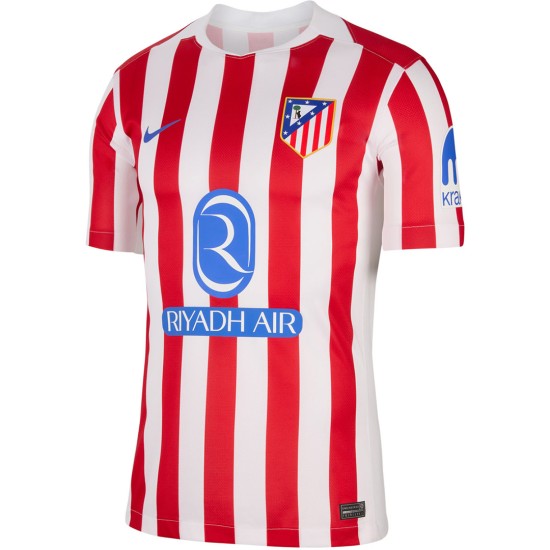 J.ALVAREZ 19 Atletico Madrid Home Jersey 2025/26