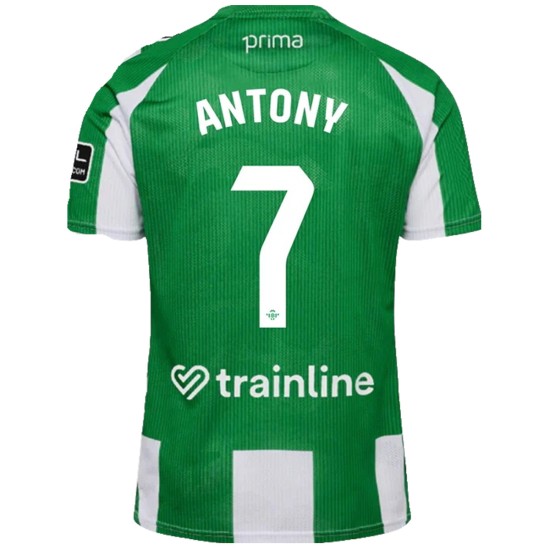 Antony 7 Real Betis Home Jersey 2025/26