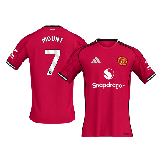 MOUNT 7 Manchester United Home Jersey 2025/26 - [Super Replica]