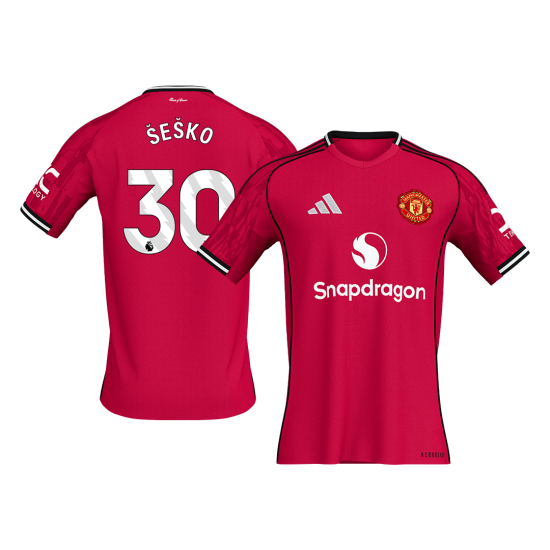 MOUNT 7 Manchester United Home Jersey 2025/26 - [Super Replica]