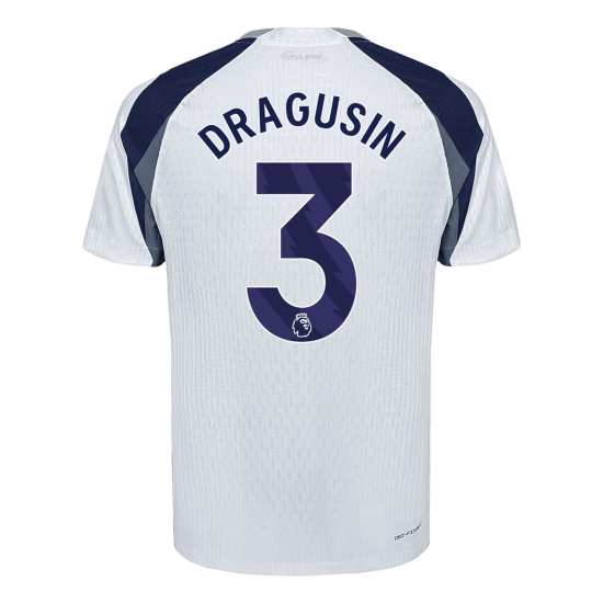 DRAGUSIN 3 Tottenham Hotspur Home Match Jersey Player Version 2025/26