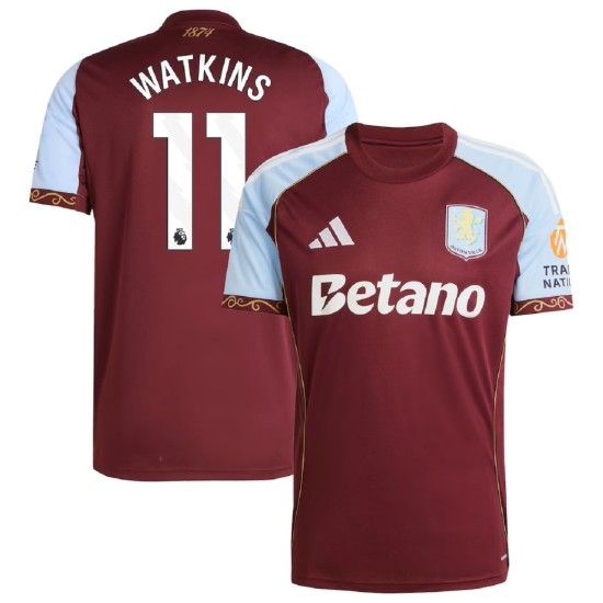 WATKINS 11 Aston Villa Home Jersey 2025/26
