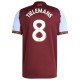 TIELEMANS 8 Aston Villa Home Jersey 2025/26 - Cup Font