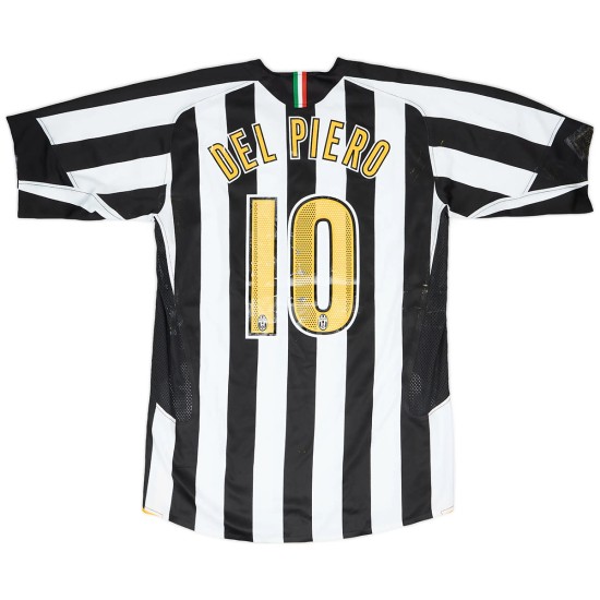 Del Piero 10 Retro Juventus Home Jersey 2005/06