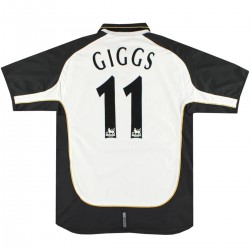 GIGGS 11 Retro Manchester United Centenary Away Jersey 2001/02