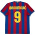 Ibrahimović 9 Retro Barcelona Home Jersey 2009/10