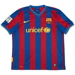 Messi 10 Retro Barcelona Home Jersey 2009/10