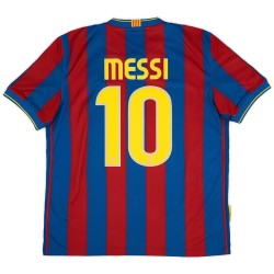 Messi 10 Retro Barcelona Home Jersey 2009/10