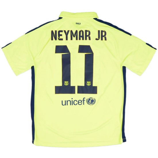 Neymar Jr 11 Retro Barcelona Third Jersey 2014/15