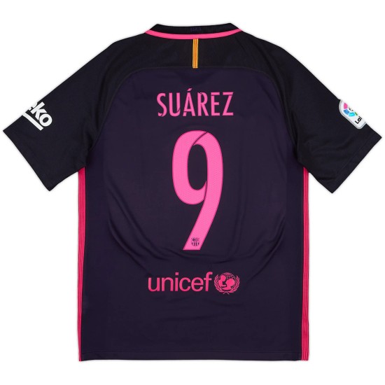 Suárez 9 Retro Barcelona Away Jersey 2016/17