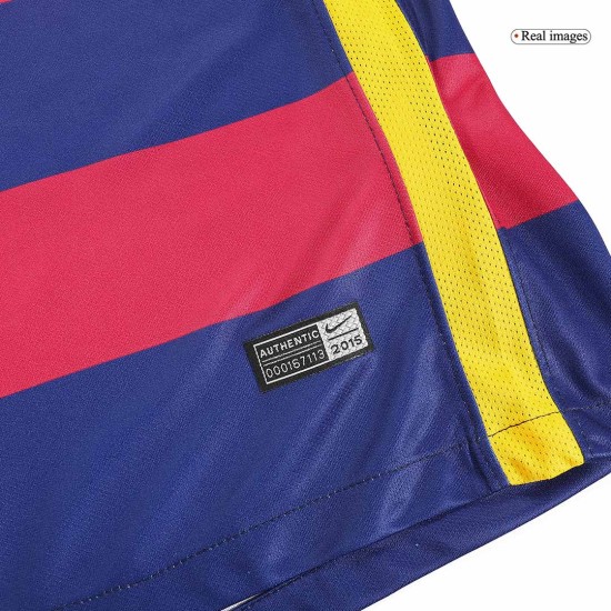 MESSI 10 Retro Barcelona Home Jersey 2015/16