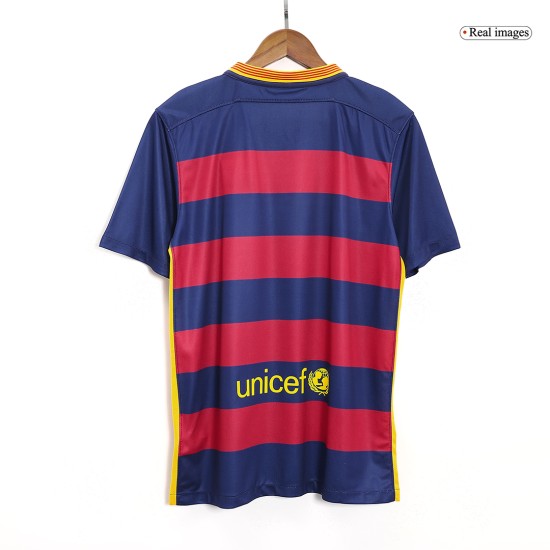 MESSI 10 Retro Barcelona Home Jersey 2015/16