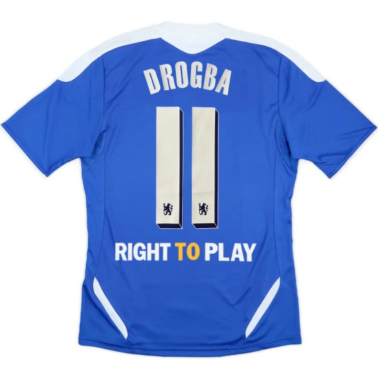 Drogba 11 Retro Chelsea UCL Final Home Jersey 2011/12