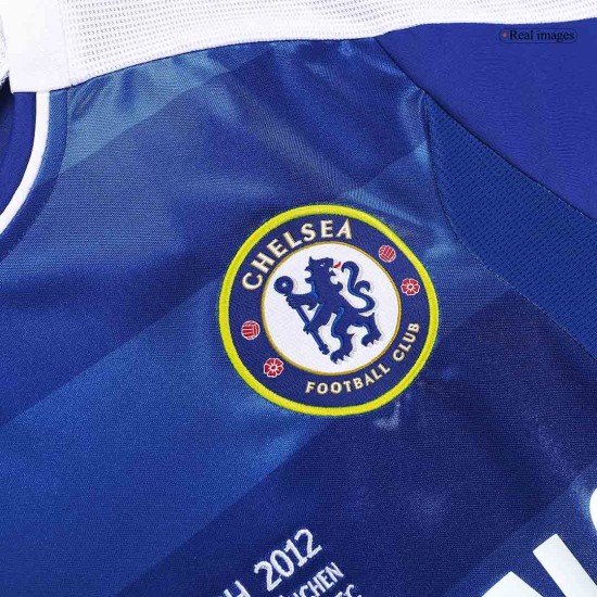 Drogba 11 Retro Chelsea UCL Final Home Jersey 2011/12