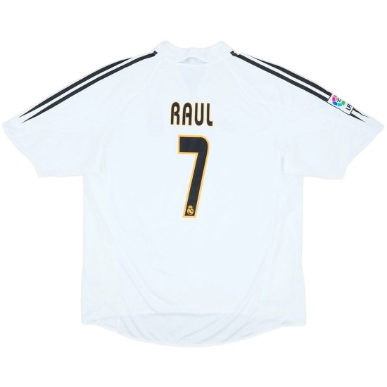 Raúl 7 Retro Real Madrid Home Jersey 2004/05