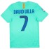 David Villa 7 Retro Barcelona Away Jersey 2010/11