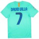 David Villa 7 Retro Barcelona Away Jersey 2010/11