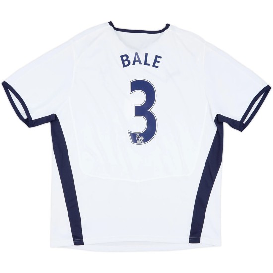 Bale 3 Retro Tottenham Hotspur Home Jersey 2008/09