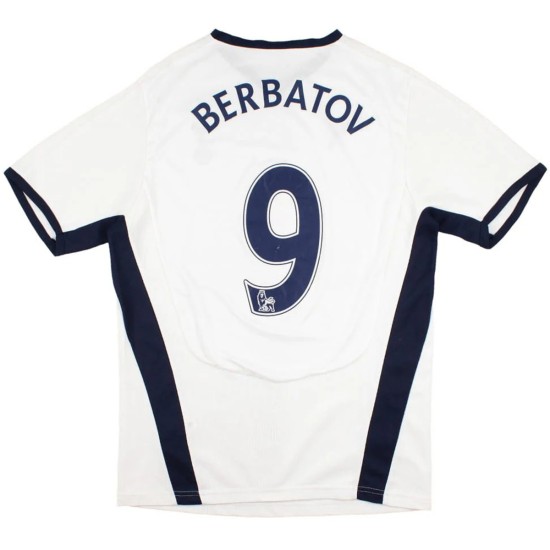 Berbatov 9 Retro Tottenham Hotspur Home Jersey 2008/09