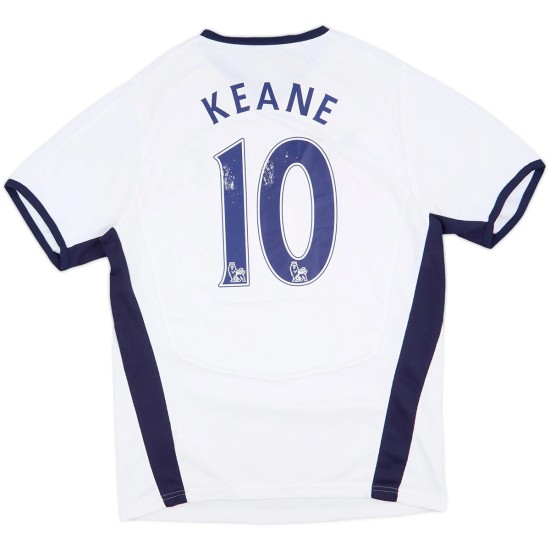 Keane 10 Retro Tottenham Hotspur Home Jersey 2008/09